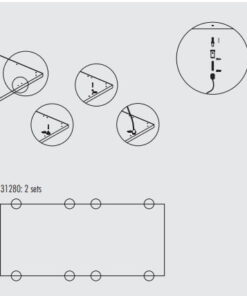 Pan led accessoire de suspension