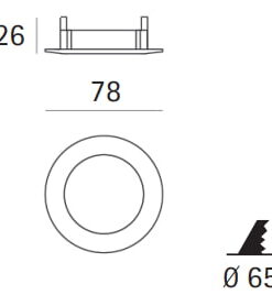 Spot fixe GU10 KIT complet