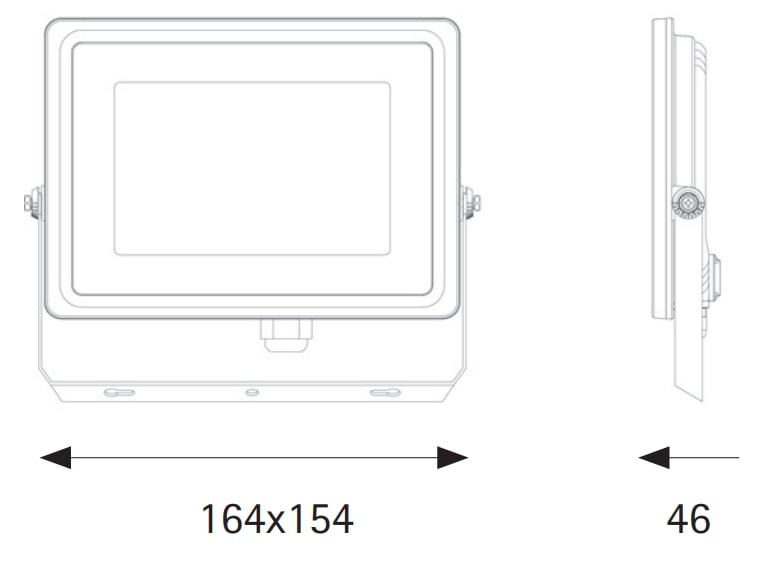 Jiso projecteur LED 20W IP65