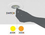 Alternative view of Jiso Lampe LED SMD 6W Gradable - HLP06 CCT, Éclairage Polyvalent 45°, 467 Lumens