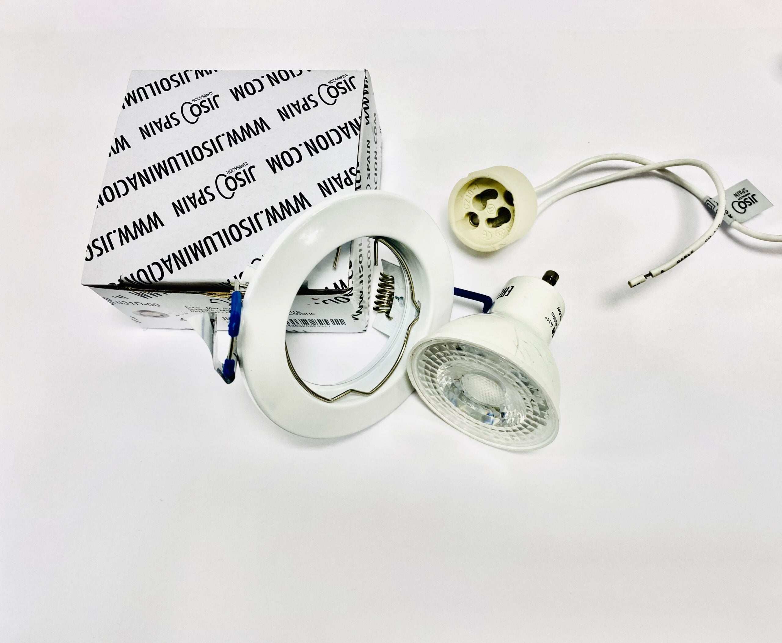 Kit Spot Encastré Fixe Jiso 631D GU10 Complet