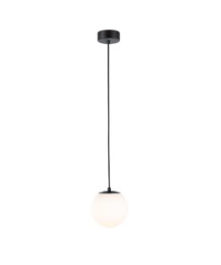 MP Gove IP44 suspension LED 9W Satin/Noir mat Verre/Métal