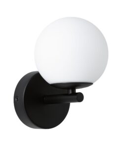 Alternative view of MP Gove IP44 Applique LED 5W Satin/Noir mat Verre/Métal