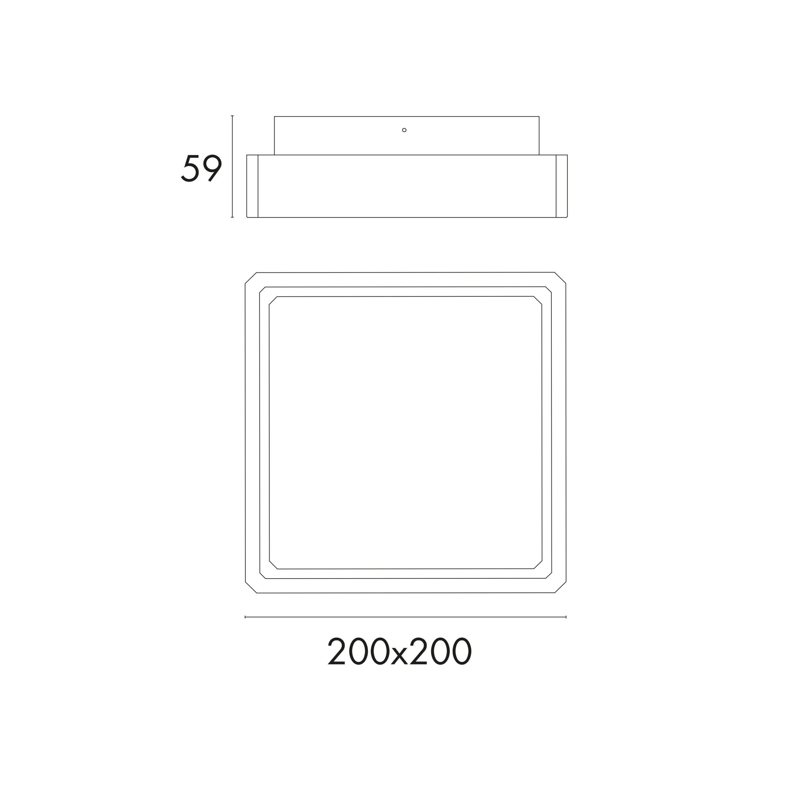Canopus 18 plafonnier LED 18 watts Élégance intemporelle pour vos espaces extérieurs – Image 2