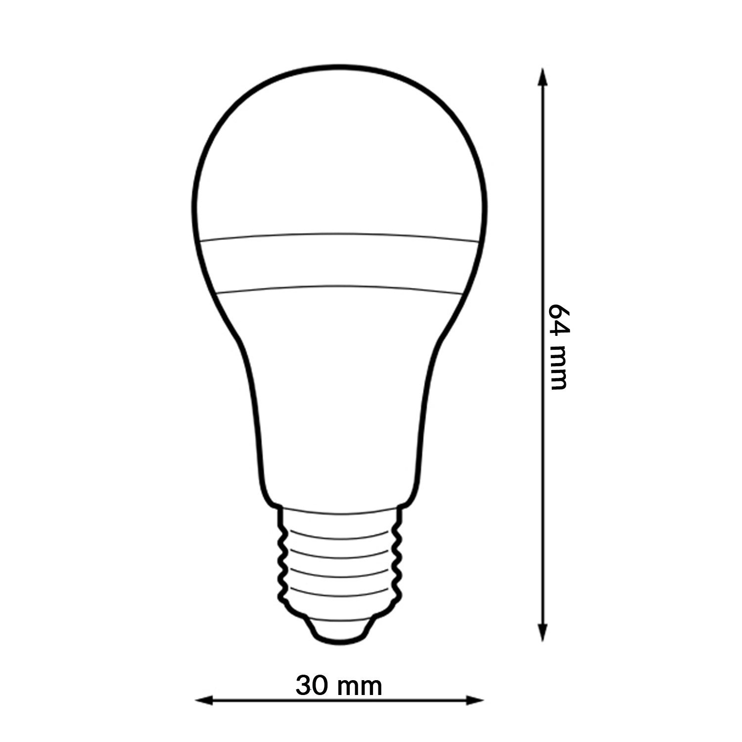Lampe LED E27 7watts A45 spherique 854 lumens – Image 3