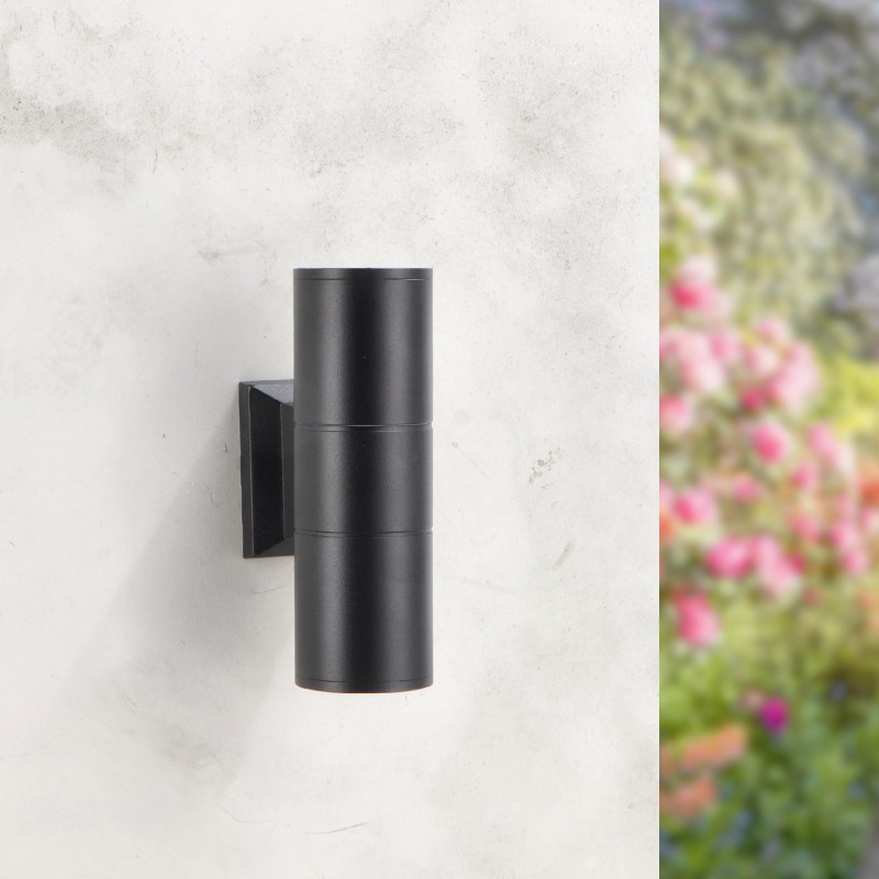 Applique Murale Tube IP54 blanc ou noir