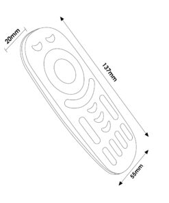 La télécommande RF pour variateur LED RGB + CCT permet de piloter à distance les couleurs RGB, l’intensité lumineuse et la température de couleur (CCT) de vos rubans LED compatibles. Grâce à la technologie radiofréquence (RF), elle offre une portée jusqu’à 30 mètres, sans contrainte de visibilité directe.