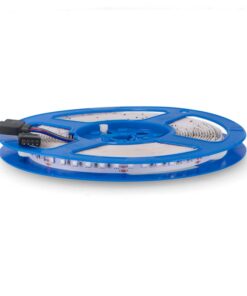 Le ruban LED RGB 24V Classic est une solution idéale pour créer des ambiances lumineuses colorées et dynamiques en intérieur. Grâce à ses LED SMD 3535 haute qualité et sa densité de 120 LED par mètre, il garantit des couleurs intenses, homogènes et durables.