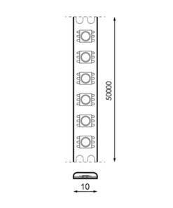 Le ruban LED RGB 24V Classic est une solution idéale pour créer des ambiances lumineuses colorées et dynamiques en intérieur. Grâce à ses LED SMD 3535 haute qualité et sa densité de 120 LED par mètre, il garantit des couleurs intenses, homogènes et durables.