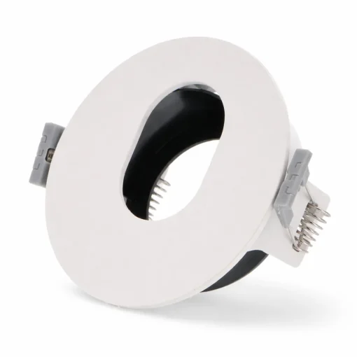 La collerette encastrable Maka est une solution simple, fiable et économique pour l’installation de modules LED, ampoules GU10 ou MR16. Conçue en aluminium, elle assure une bonne durabilité et une finition nette pour les plafonds et faux plafonds.