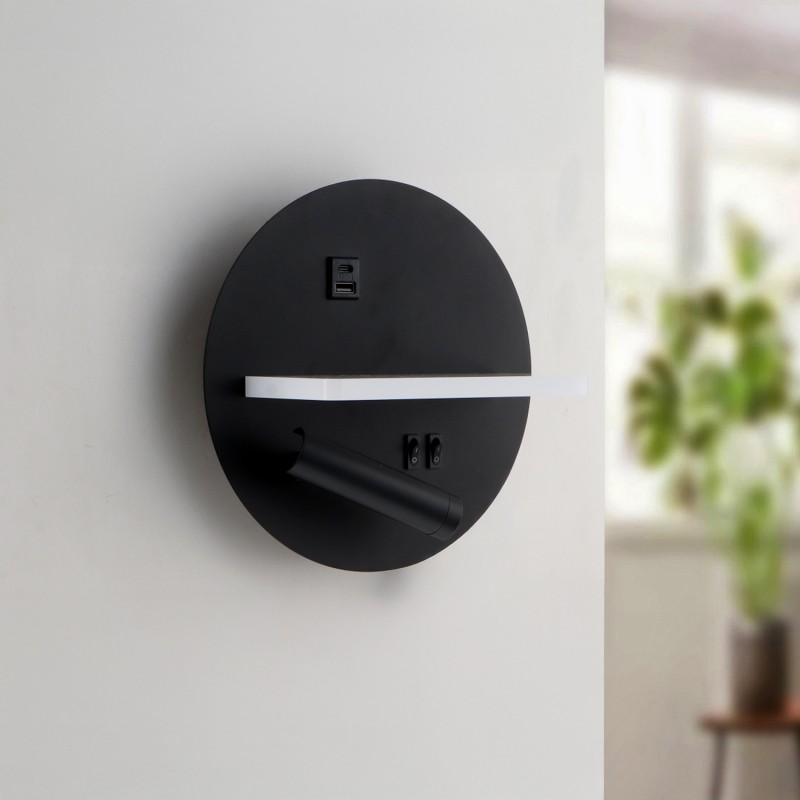 Applique Murale LED Réglable Prix 13W – 4000K – Avec USB Type-C – Image 2