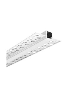 Profilé LED encastrable trimless 49x11,5 mm avec diffuseur – 2 mètres