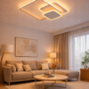 Le plafonnier LED Square offre un design moderne et structuré avec une finition aluminium élégante. Avec 45W, 4050 lumens et la technologie 3CCT, il s’adapte parfaitement à toutes les ambiances intérieures.