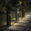Balise LED extérieure cora 10W design moderne IP65 éclairage jardin allée 3CCT