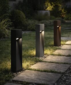 Balise LED extérieure cora 10W design moderne IP65 éclairage jardin allée 3CCT