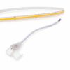 Câble adaptateur transparent pour ruban LED COB 220V avec ruban LED