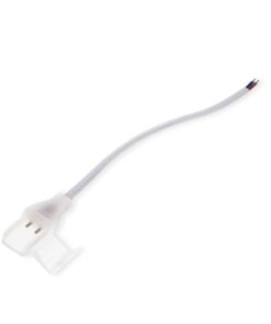Câble adaptateur transparent pour ruban LED COB 220V avec ruban LED