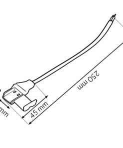 Alternative view of Câble Adaptateur pour Ruban LED 220V COB – iSG Lighting (Réf. GA0084)