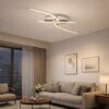 Plafonnier LED Merang 33W design moderne en métal avec éclairage homogène 3CCT