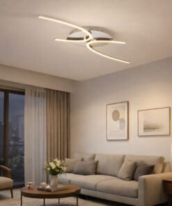 Plafonnier LED Merang 33W design moderne en métal avec éclairage homogène 3CCT
