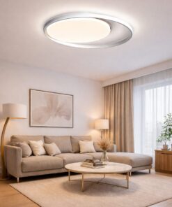 Plafonnier LED Twing aluminium 45W design moderne avec éclairage 3CCT