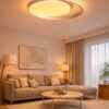 Plafonnier LED Twing aluminium 45W design moderne avec éclairage 3CCT