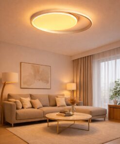 Plafonnier LED Twing aluminium 45W design moderne avec éclairage 3CCT