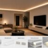 Profilé aluminium 2 mètres pour ruban LED SUB