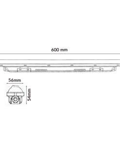 Alternative view of Réglette étanche Led Races 1200 Mm 40W Cct Liable