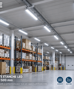 Réglette étanche LED LM1222 1200 mm 20-30-40W multipuissance 3CCT IP65 IK08