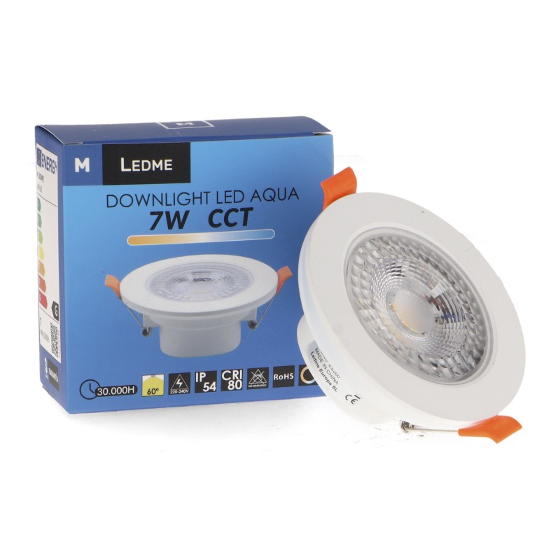 Spot Downlight Led White Aqua 7W Ip54 Cct – Image 3